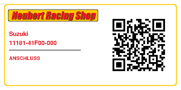 Suzuki 11181-41F00-000