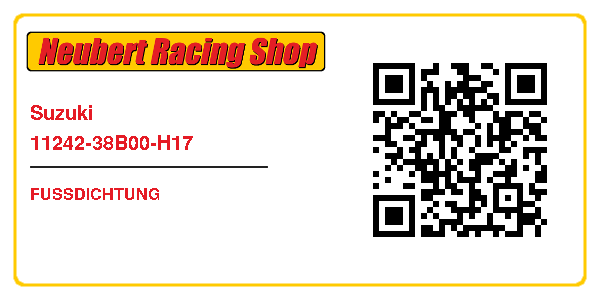 Suzuki 11242-38B00-H17