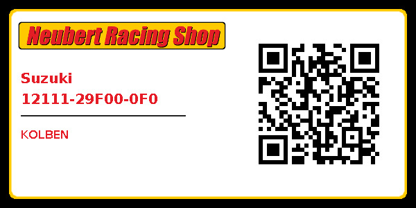 Suzuki 12111-29F00-0F0