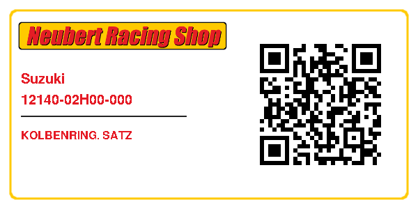 Suzuki 12140-02H00-000