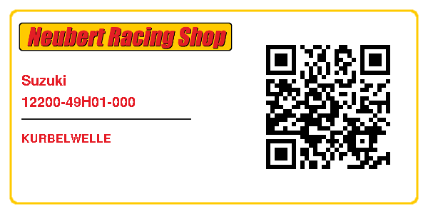 Suzuki 12200-49H01-000