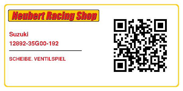 Suzuki 12892-35G00-192
