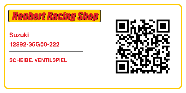 Suzuki 12892-35G00-222