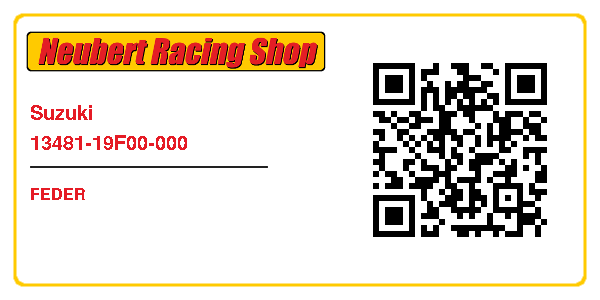 Suzuki 13481-19F00-000