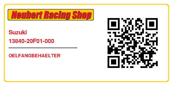 Suzuki 13840-20F01-000
