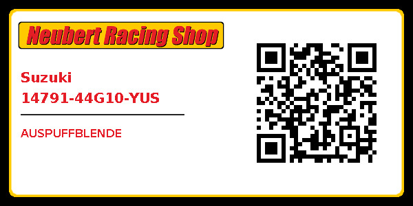 Suzuki 14791-44G10-YUS