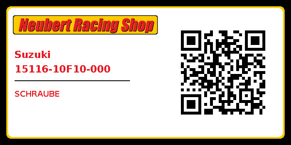 Suzuki 15116-10F10-000