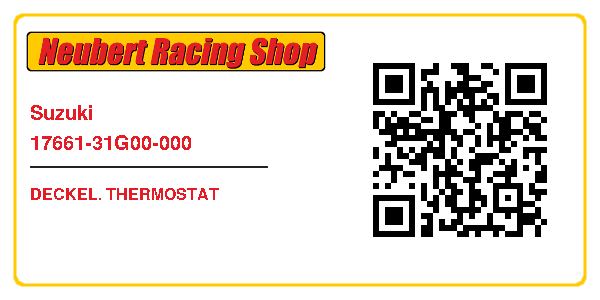 Suzuki 17661-31G00-000