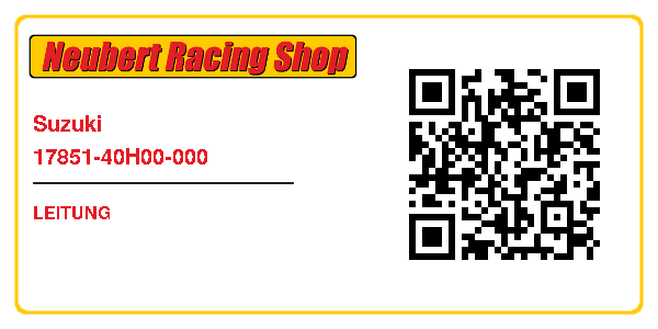 Suzuki 17851-40H00-000