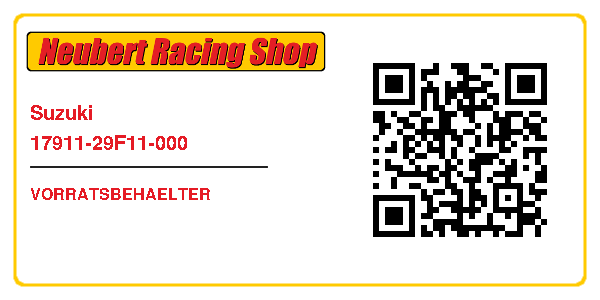 Suzuki 17911-29F11-000