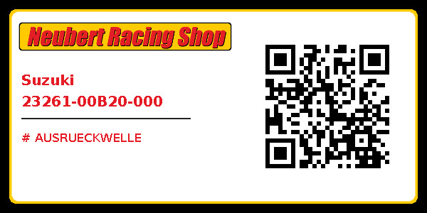 Suzuki 23261-00B20-000