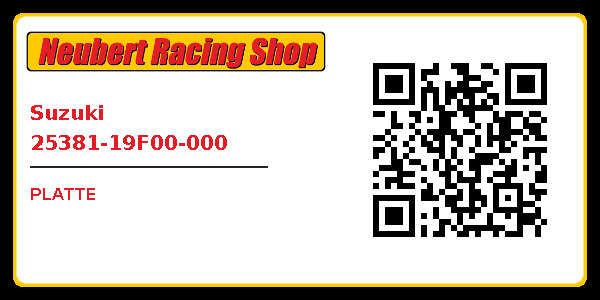 Suzuki 25381-19F00-000