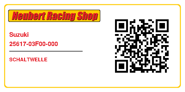Suzuki 25617-03F00-000