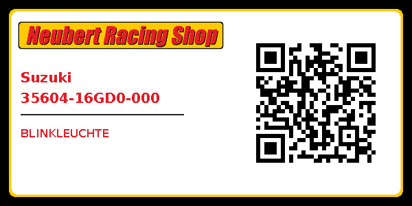 Suzuki 35604-16GD0-000