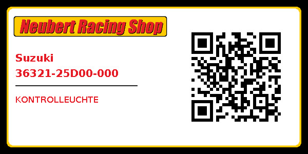 Suzuki 36321-25D00-000