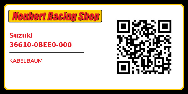 Suzuki 36610-0BEE0-000