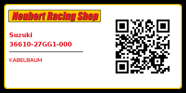 Suzuki 36610-27GG1-000