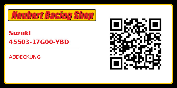 Suzuki 45503-17G00-YBD