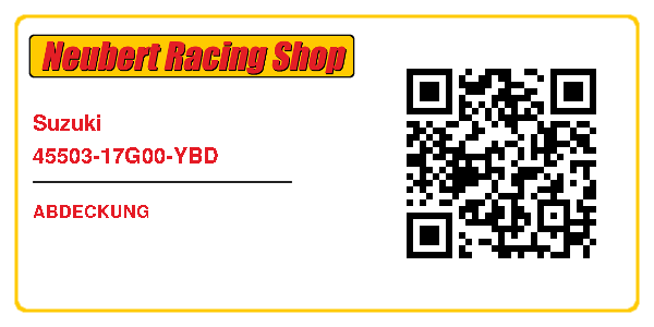 Suzuki 45503-17G00-YBD