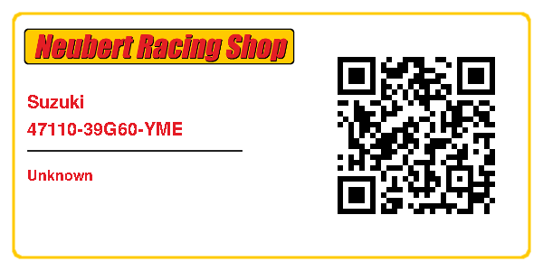 Suzuki 47110-39G60-YME