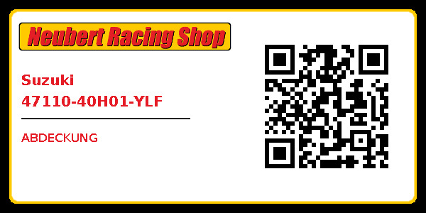 Suzuki 47110-40H01-YLF