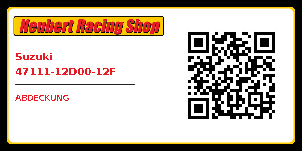 Suzuki 47111-12D00-12F