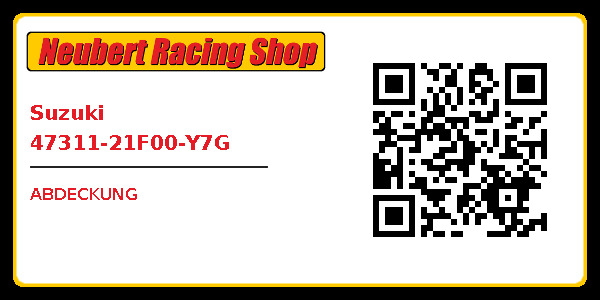 Suzuki 47311-21F00-Y7G