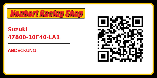 Suzuki 47800-10F40-LA1