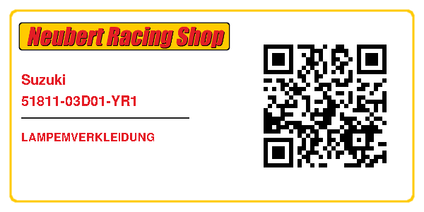 Suzuki 51811-03D01-YR1