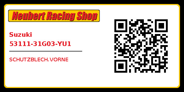 Suzuki 53111-31G03-YU1