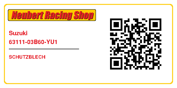 Suzuki 63111-03B60-YU1