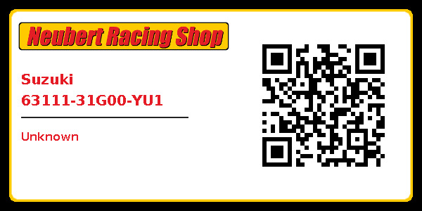 Suzuki 63111-31G00-YU1
