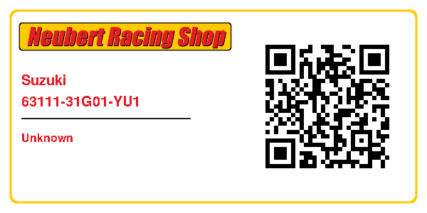 Suzuki 63111-31G01-YU1