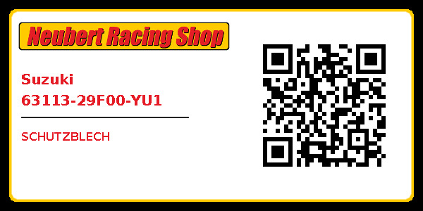 Suzuki 63113-29F00-YU1