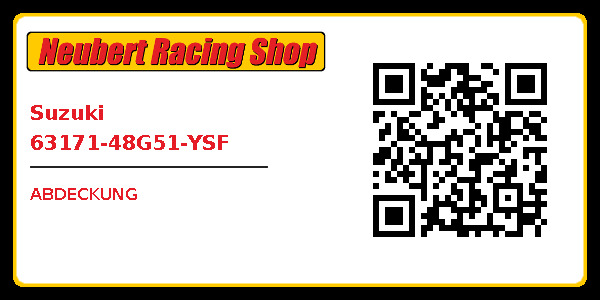 Suzuki 63171-48G51-YSF