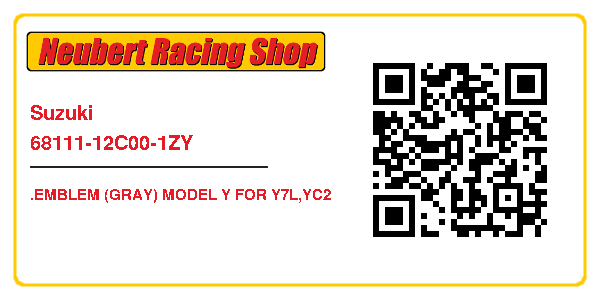 Suzuki 68111-12C00-1ZY
