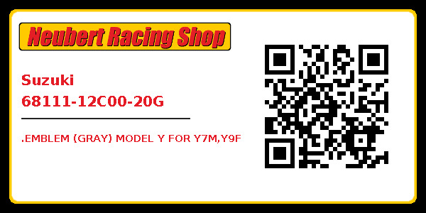 Suzuki 68111-12C00-20G