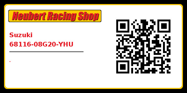 Suzuki 68116-08G20-YHU