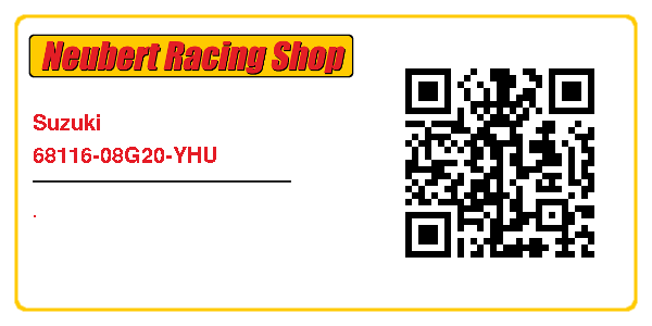 Suzuki 68116-08G20-YHU