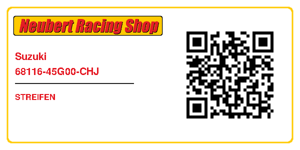 Suzuki 68116-45G00-CHJ