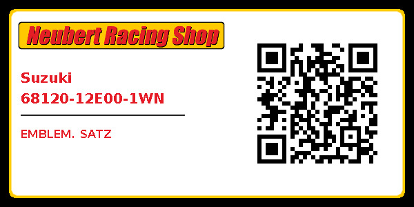 Suzuki 68120-12E00-1WN