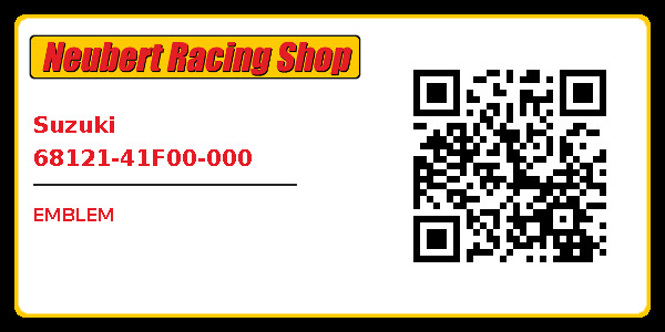Suzuki 68121-41F00-000