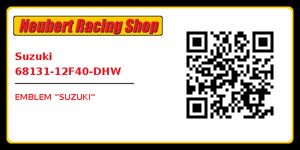 Suzuki 68131-12F40-DHW