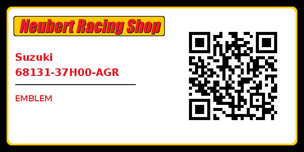 Suzuki 68131-37H00-AGR