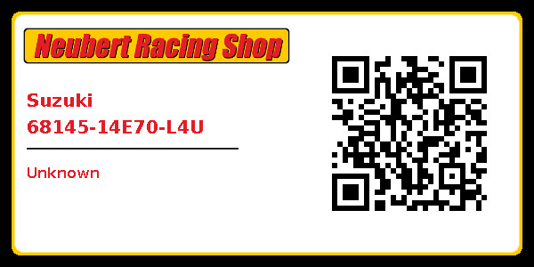 Suzuki 68145-14E70-L4U
