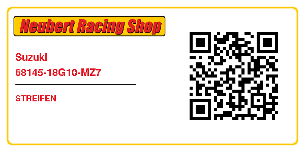 Suzuki 68145-18G10-MZ7