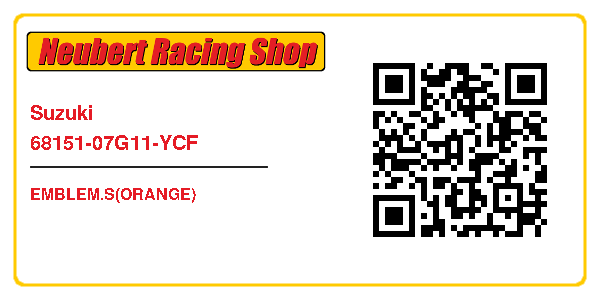Suzuki 68151-07G11-YCF