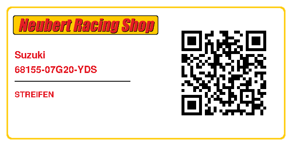 Suzuki 68155-07G20-YDS