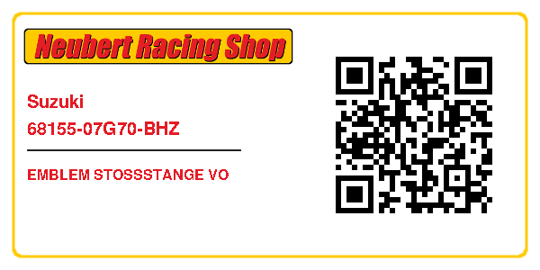 Suzuki 68155-07G70-BHZ
