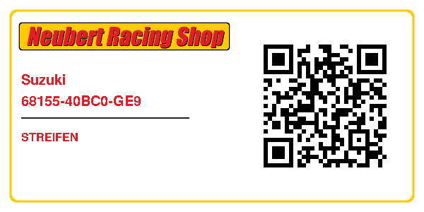 Suzuki 68155-40BC0-GE9